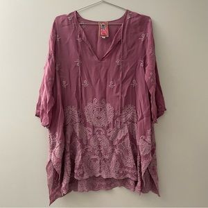 Johnny Was Paisley Flair Blouse